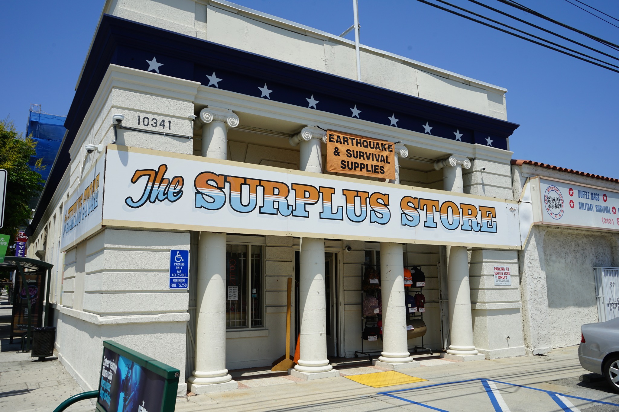 Pics inside The Surplus Store L.A.