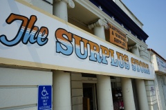 THE SURPLUS STORE SIGN 2024
